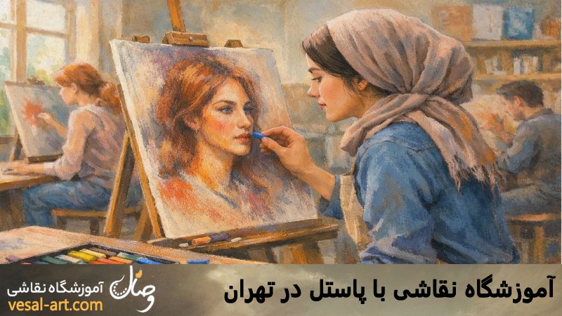 آموزش نقاشی با پاستل