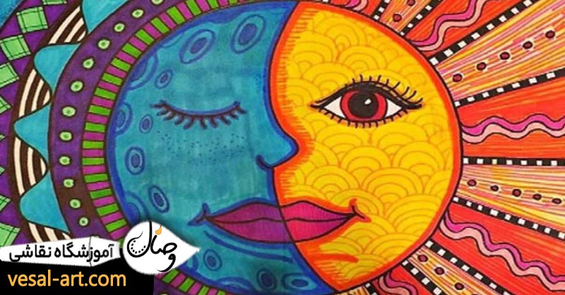 تفاوت رنگ های گرم و سرد در نقاشی و تاثیر آن ها بر احساس اثر هنری